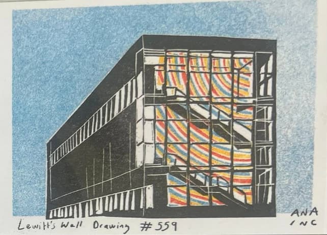Lewitt's Wall Drawing #559