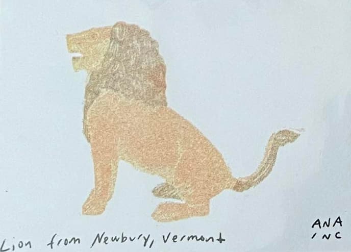 Lion From Newbury Vermont