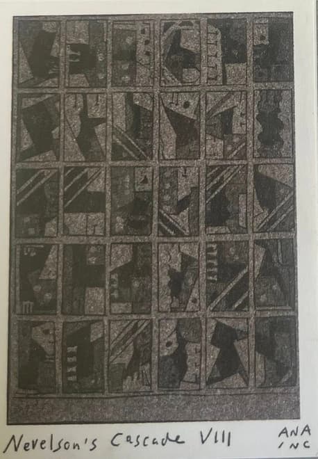 Nevelson's Cascade VIII