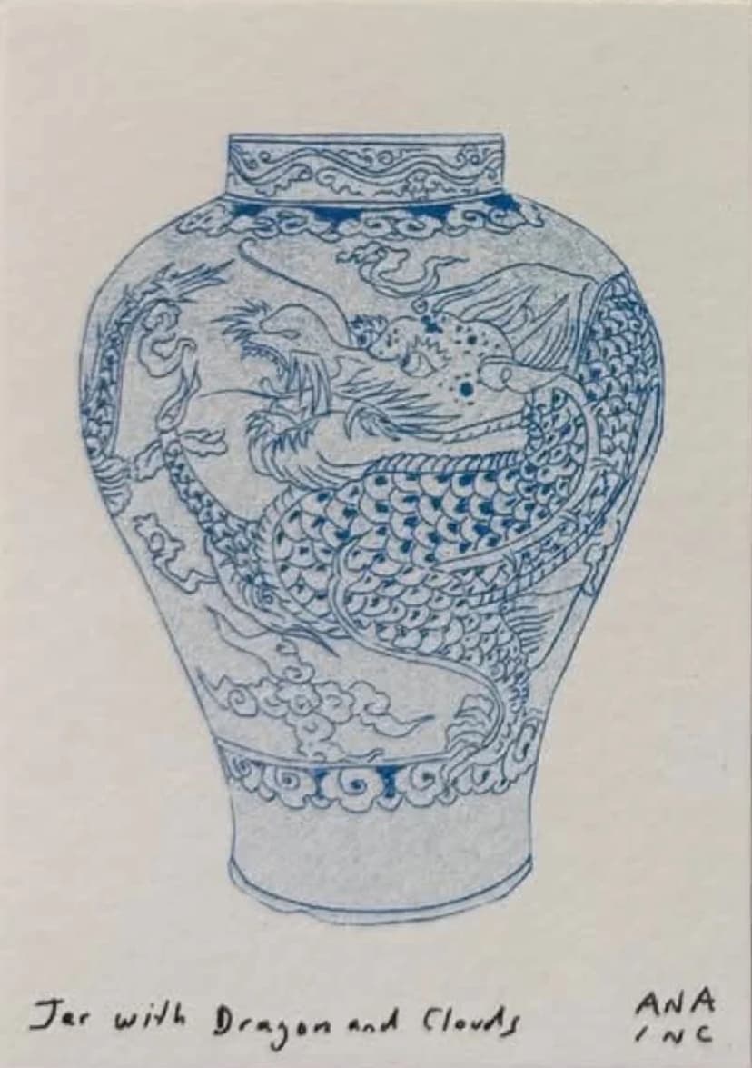 Jar with Dragon and Clouds