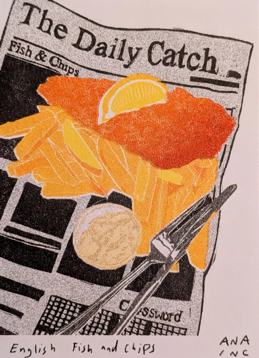 English Fish and Chips