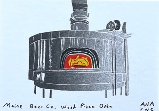 Maine Beer Co Wood Pizza Oven (old)
