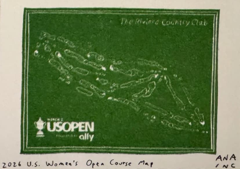 2026 U.S. Women's Open Course Map