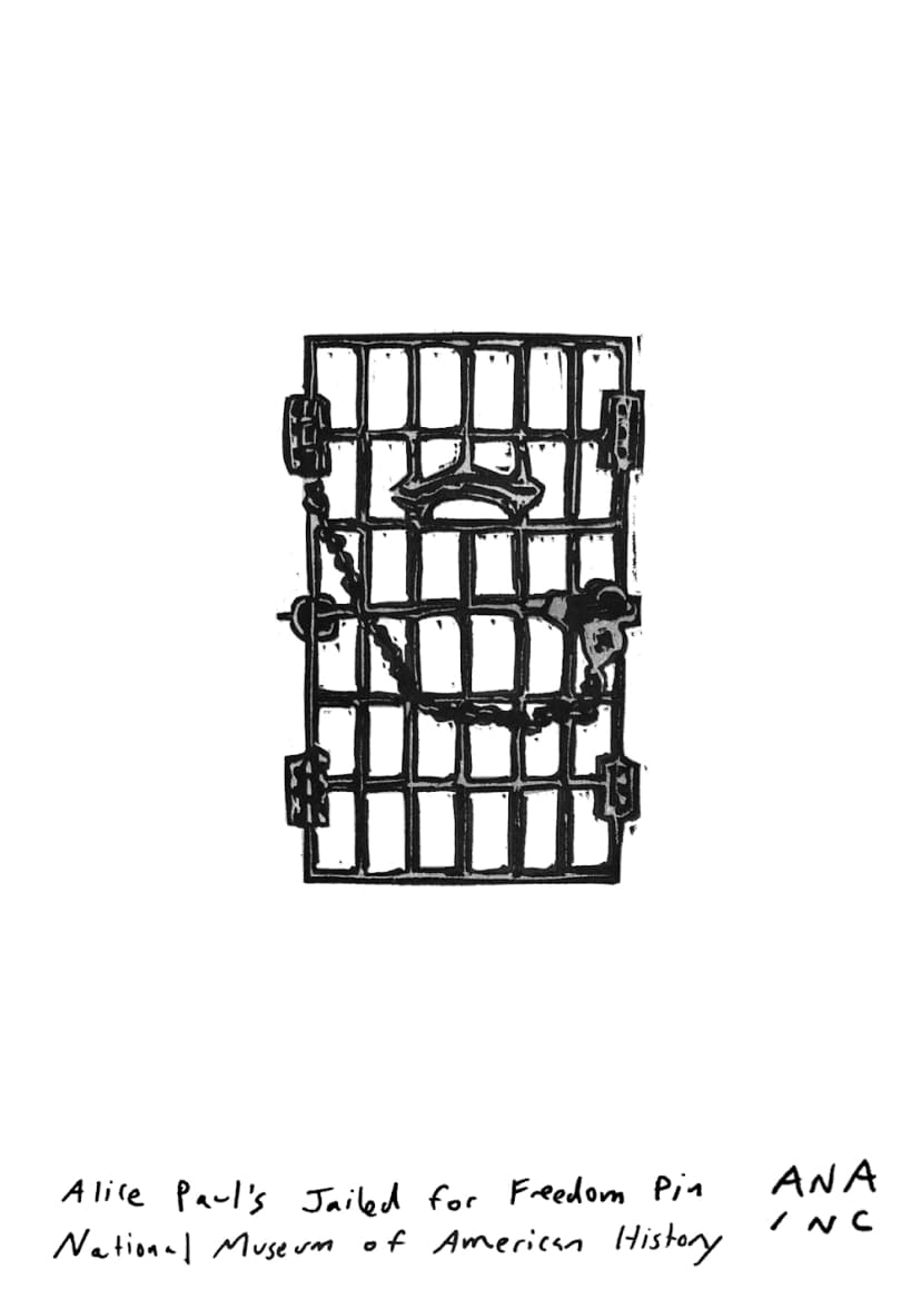 Alice Paul's Jailed for Freedom Pin