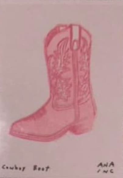 Cowboy Boot (pink)