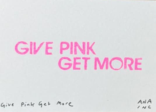 Give Pink Get More