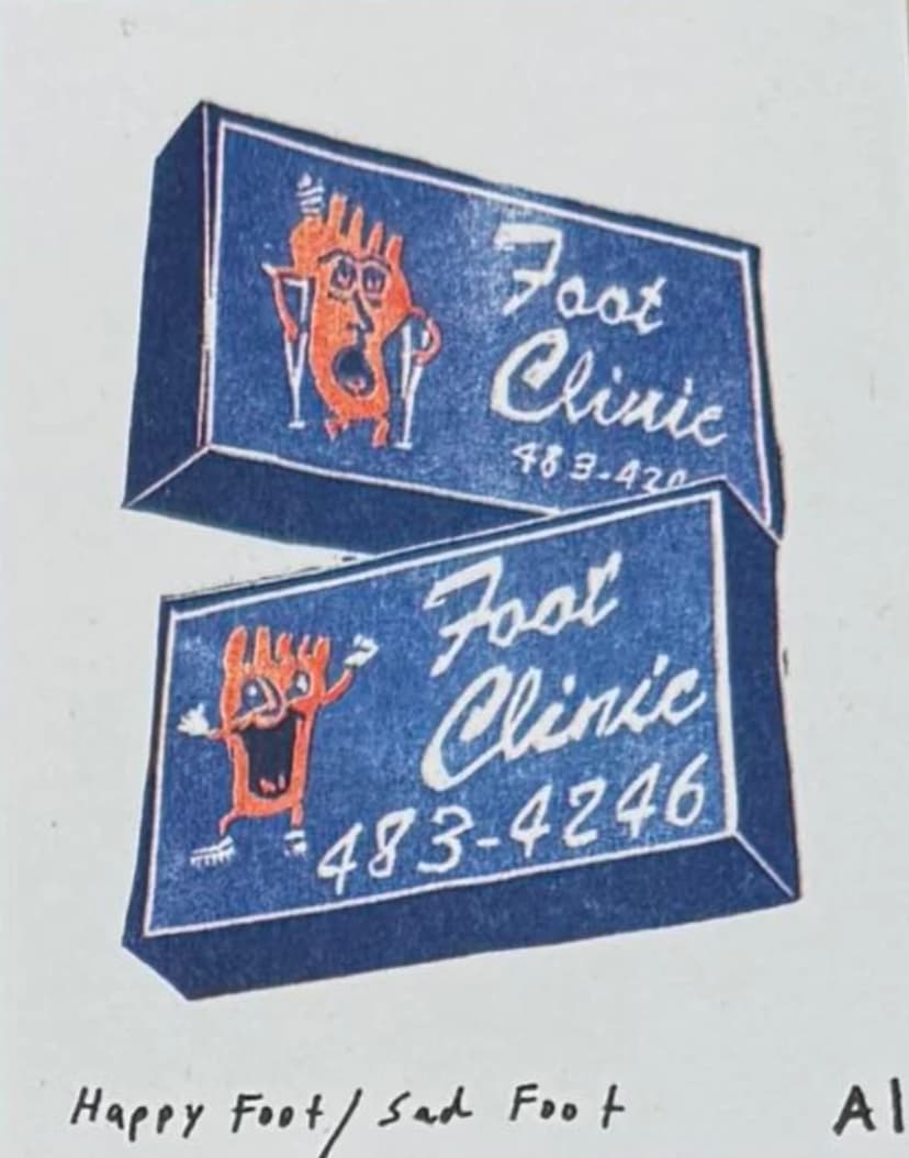 Happy Foot/ Sad Foot