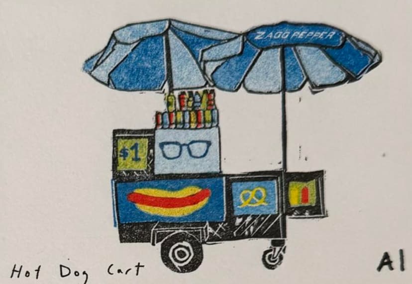 Hot Dog Cart (Warby Parker)