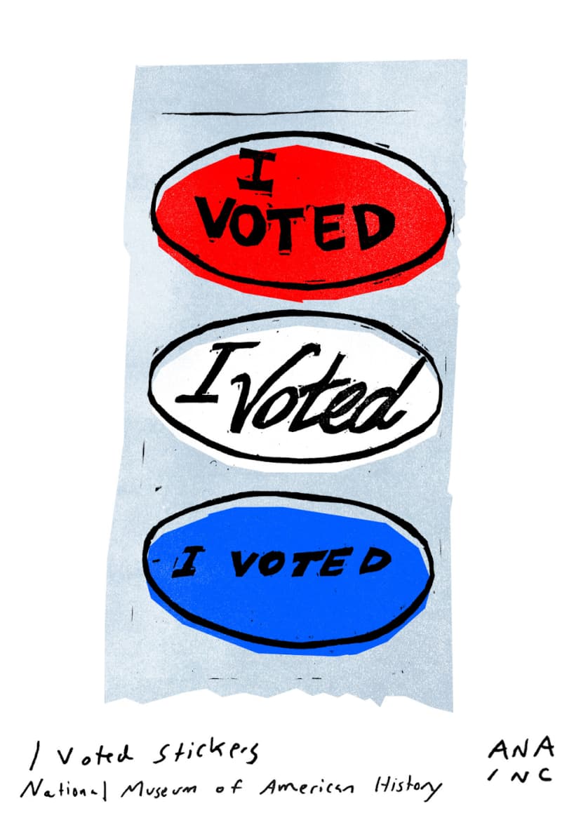 I Voted Stickers