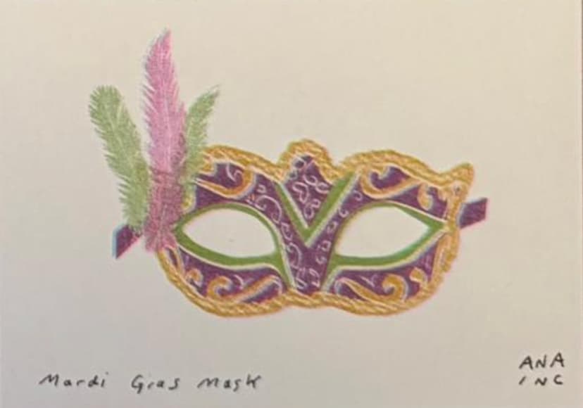 Mardi Gras Mask
