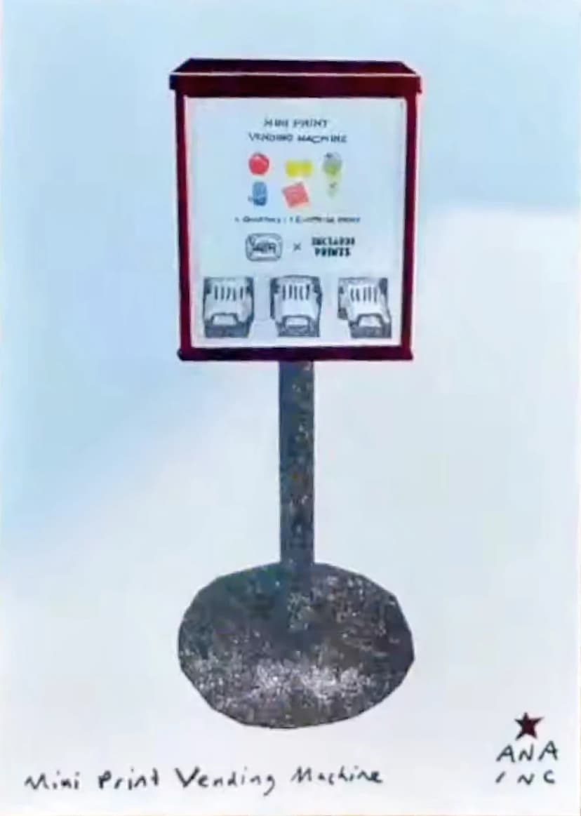 Mini Print Vending Machine (shiny)