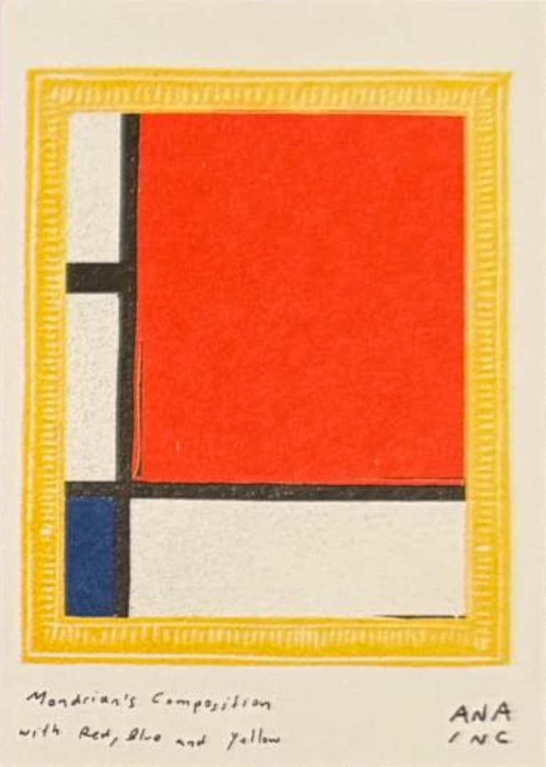 Mondrian's Composition