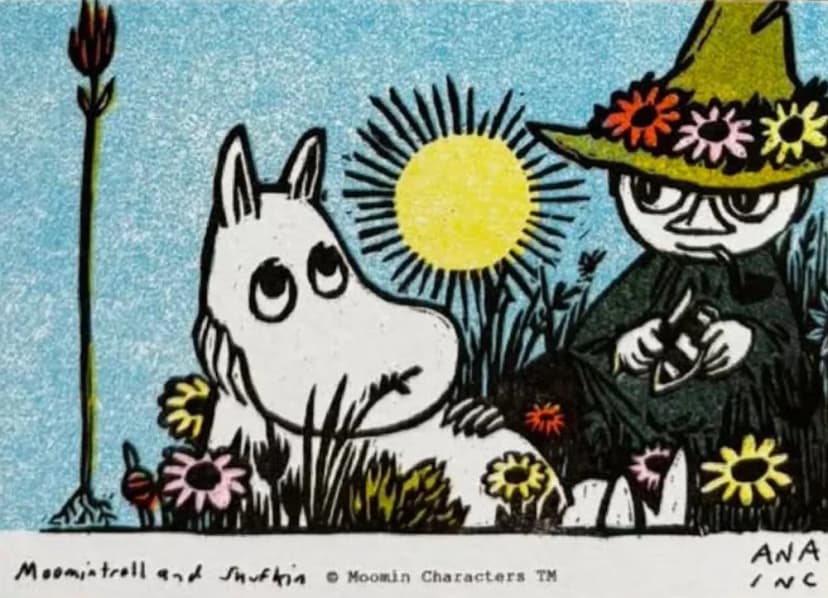 Moomintroll and Snufkin