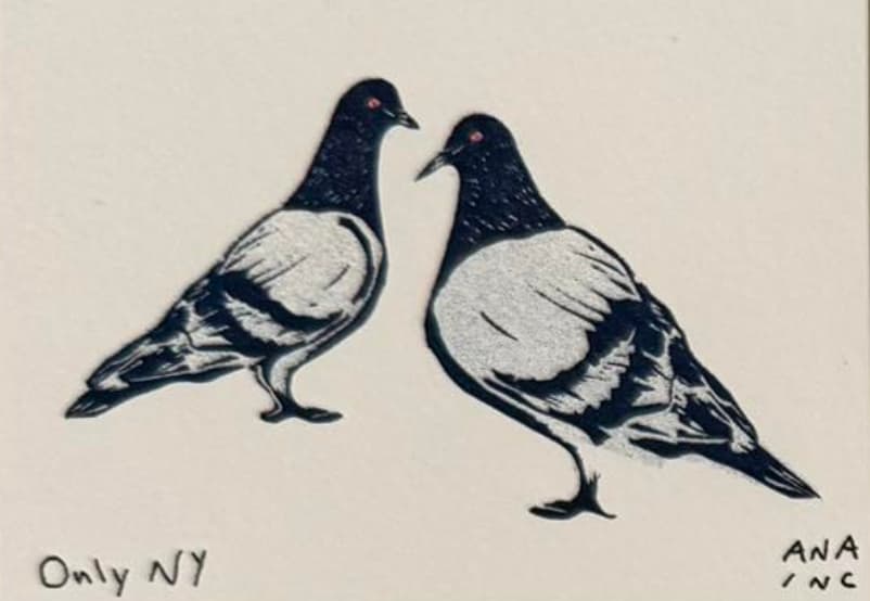Only NY (Two Pigeons)