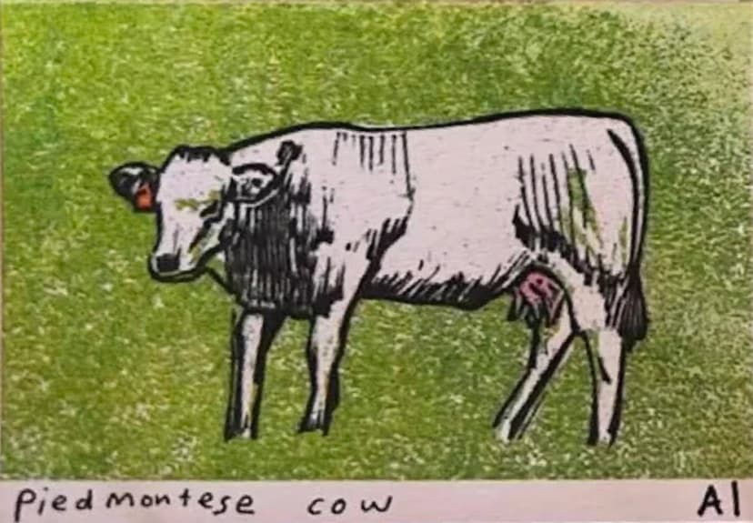 Piedmontese Cow