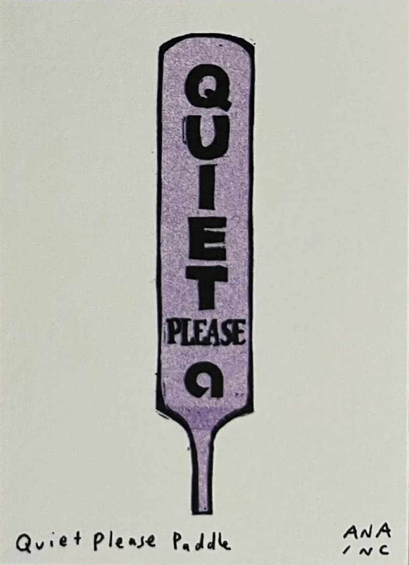 Quiet Please Paddle
