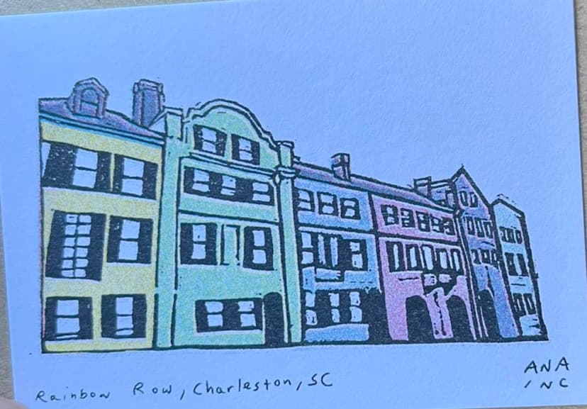 Rainbow Row, Charleston, SC