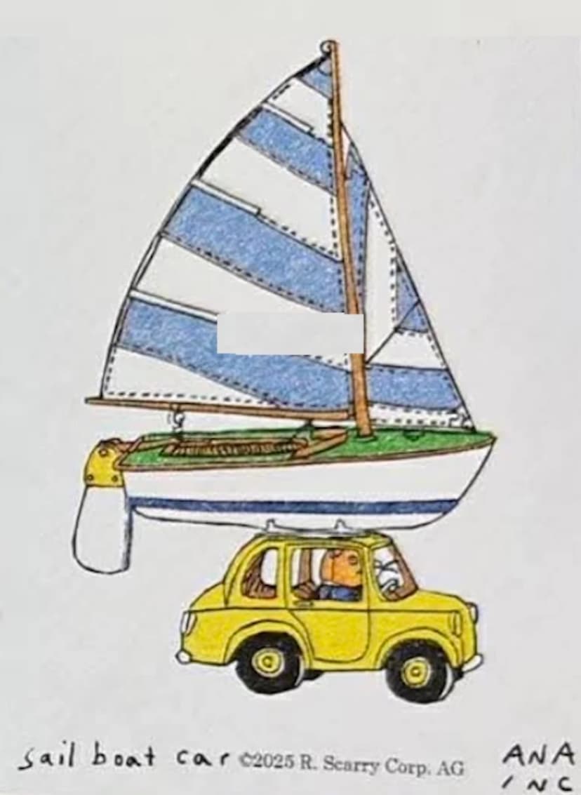 Sail Boat Car