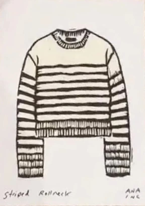 Striped Rollneck