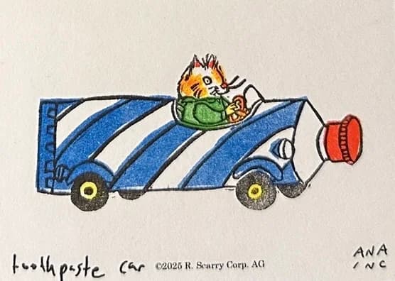Toothpaste Car
