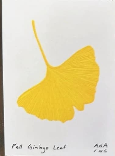 Fall Ginkgo Leaf