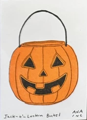 Jack-o'-Lantern Bucket