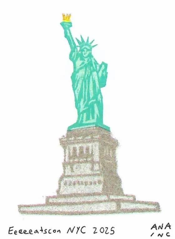 EEEEEATSCON 2025 Statue of Liberty
