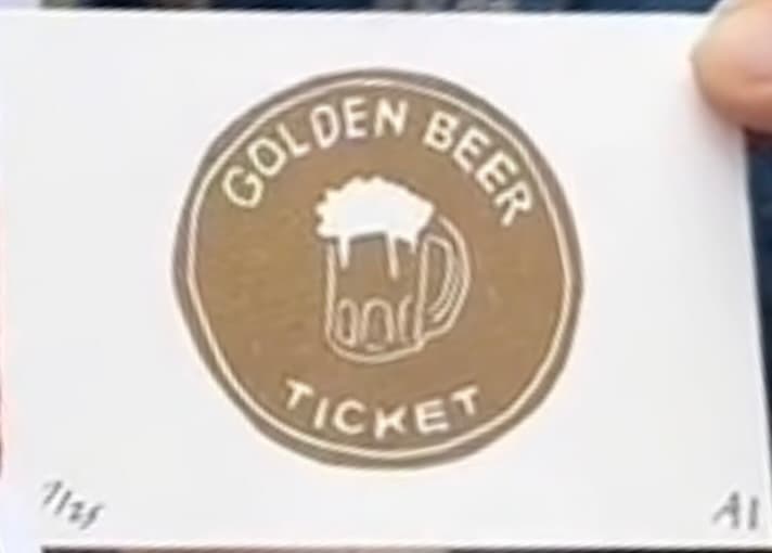 Golden Beer Ticket